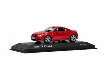 Audi TT coupé (1:43) amulet red, Ophalen of Verzenden, Nieuw