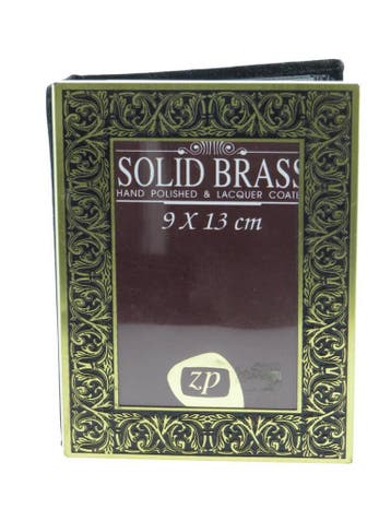 Fotoboekje met messing voorkant, Verzenden, Gebruikt