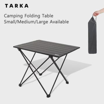 Tarka Opvouwbare Campingtafel - Lichtgewicht Aluminium Tafel, Verzenden, Nieuw