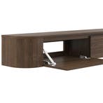 Dulce Japandi Tv-meubel 272 x 32 x 28 cm - Walnoot, Ophalen of Verzenden, Nieuw