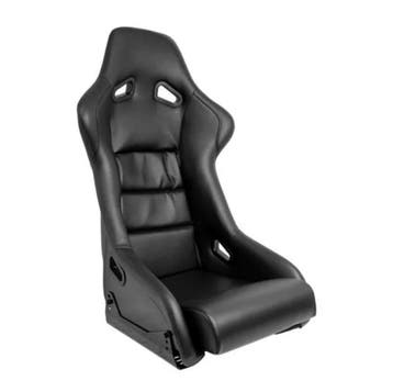 AutoStyle Sportstoel BS1 Zwart Kunstleder Vaste polyester, Auto-onderdelen, Verzenden, Nieuw