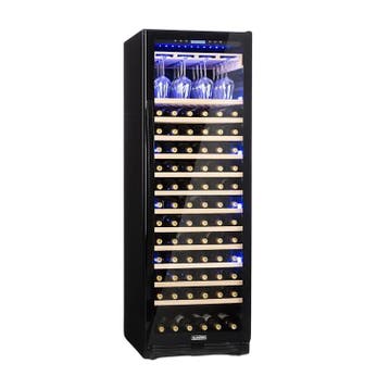 Vinovilla Grande 165 Built-in Uno Onyx wijnkoelkast | Zwart, Zonder vriesvak, 200 liter of meer, Nieuw, 45 tot 60 cm