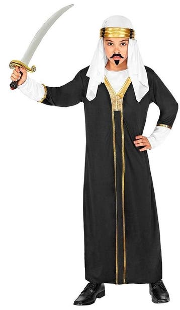 Sultan Kostuum Kind Zwart, Ophalen of Verzenden, Nieuw