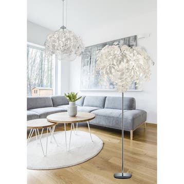 LED Hanglamp - Trion Lovy - E14 Fitting - Rond, Ophalen of Verzenden, Nieuw, Metaal, 50 tot 75 cm
