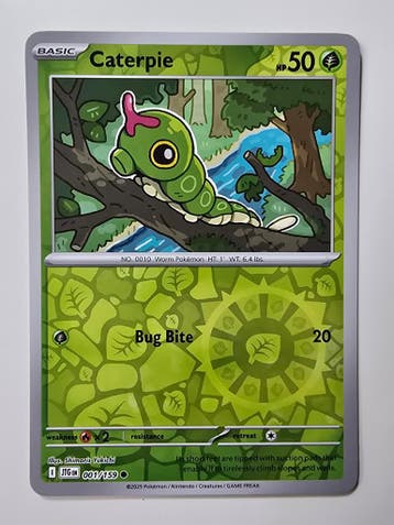CATERPIE (JOURNEY TOGETHER 001/159) (REVERSE HOLO) (TRADING, Verzenden, Gebruikt