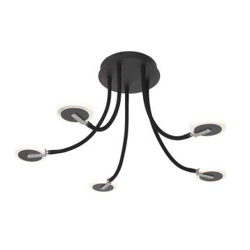 Plafondlamp met glas en LED, Steinhauer, Turound 3375ZW,, Nieuw