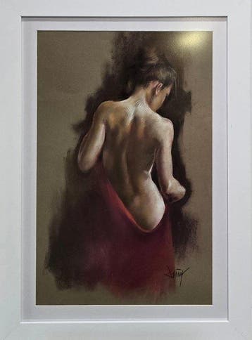 Domingo Alvarez Gomez (1942) - Intimidad en rojo, Antiek en Kunst