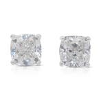 Oorbellen - 18 karaat Witgoud - 3.17ct. tw. Diamant, Nieuw