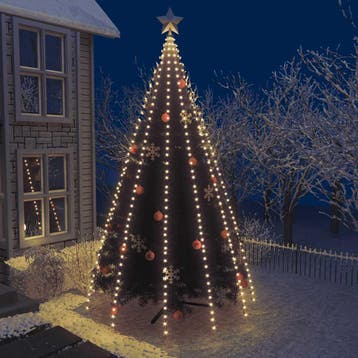 vidaXL Kerstboomverlichting met 500 LEDs net 500 cm, Verzenden, Nieuw, Kunststof
