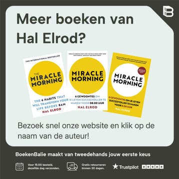Miracle morning - Hal Elrod 9789021563855, Verzenden, Zo goed als nieuw, Hal Elrod
