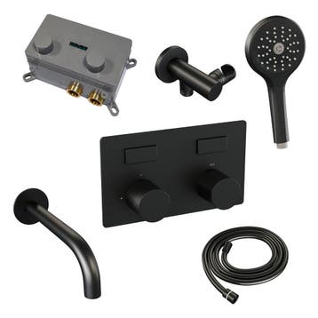 Brauer Black Carving Thermostatische Inbouw Badkraan, Doe-het-zelf en Verbouw, Sanitair, Ophalen of Verzenden, Nieuw