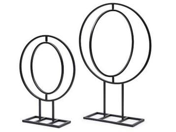 Metalen frame Rond op voet 68x48 cm, Ophalen of Verzenden, Nieuw