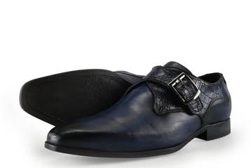 Manfield Veterschoenen in maat 41 Blauw, Kleding | Heren, Schoenen, Manfield, Zo goed als nieuw, Veterschoenen, Verzenden