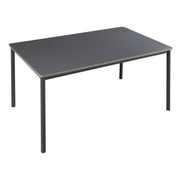 Eetkamerset Lindesberg 5-delig met 140x80 cm [en.casa], Huis en Inrichting, Tafels | Eettafels, Verzenden, Nieuw