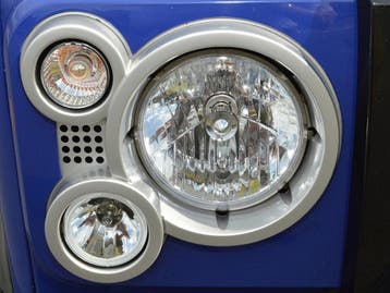 LAND ROVER 7 INCH HELDERE KOPLAMPEN LHD SET VAN 2 (DL290), Ophalen of Verzenden, Nieuw, Land Rover