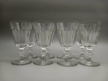 Drinkservies (8) - Kristal - Franse glaswaren wijn