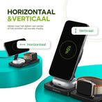 2dekans | iSetchi 3-in-1 Power Base – Draadloze Oplader – Qi, Ophalen of Verzenden, Zo goed als nieuw