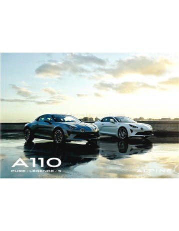 2020 ALPINE A110 BROCHURE DUITS, Boeken, Nieuw, Author