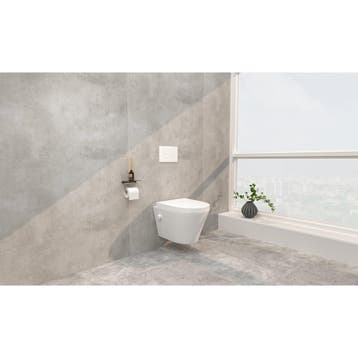 Wiesbaden Vesta Wandcloset Rimless met Bidetkraan -, Doe-het-zelf en Verbouw, Sanitair, Ophalen of Verzenden, Nieuw