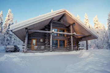 Comfortabel huis van kelohout in de natuur van Ylläs, Landelijk, Äkäslompolo, Finland, Overig Europa, Woonhuis