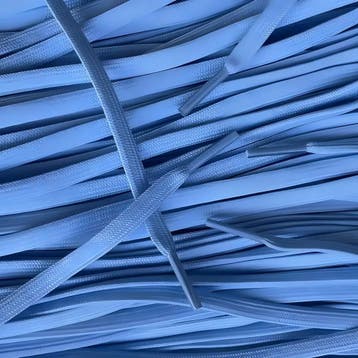 Smalle veters - Oudblauw • 120  cm x 5 mm, Ophalen of Verzenden, Nieuw
