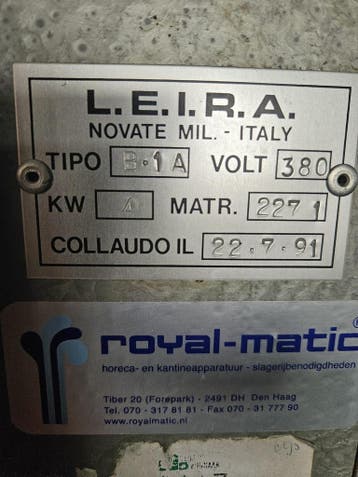 Online veiling: Pizzaoven LEIRA, Gebruikt, Ovens, Magnetrons en Steamers