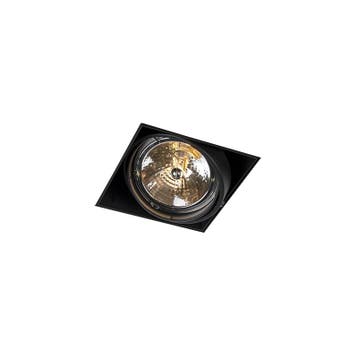 Inbouwspot zwart AR111 draai- en kantelbaar trimless - Oneon, Verzenden, Nieuw