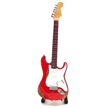 Miniatuur replica Fender gitaar - Thomas Raggi - Maneskin, Ophalen of Verzenden, Nieuw, Pop, Beeldje of Miniatuur