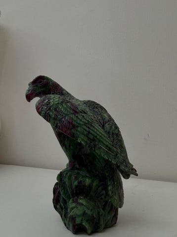 sculptuur, Raffigurante Rapace / Aquila – Blocco unico - 13