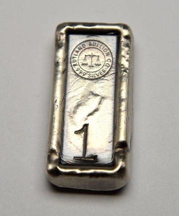 1 Troy Ounce - Zilver .999 - Rutland Bullion Co (Zonder