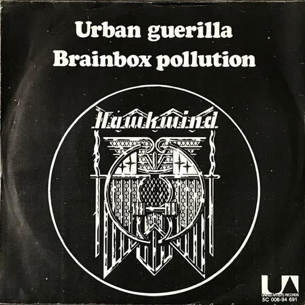 vinyl single 7 inch - Hawkwind - Urban Guerilla / Brainbo..., Cd's en Dvd's, Vinyl Singles, Zo goed als nieuw, Verzenden