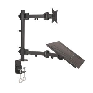 Monitorbeugel 1 Scherm 13 tot 27 inch met Laptop Houder L-23, Ophalen of Verzenden, Nieuw