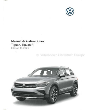 2022 VOLKSWAGEN TIGUAN INSTRUCTIEBOEKJE SPAANS