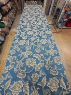 Meubelstof - 270 cm - 280 cm - Barocco-stof blauw goud