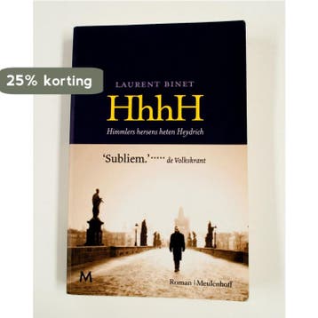 HhhH - Laurent Binet - Laurent Binet 9789029094788, Boeken, Verzenden, Zo goed als nieuw, Laurent Binet
