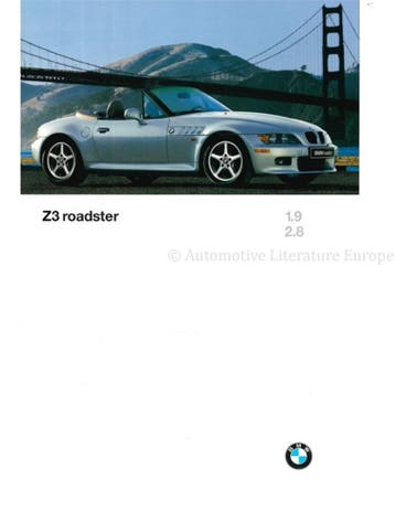 1997 BMW Z3 ROADSTER BROCHURE ENGELS (USA), Boeken, Nieuw, BMW, Author