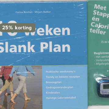 10 weken slank plan 9789080459397 C. Bosman, Verzenden, Zo goed als nieuw, C. Bosman