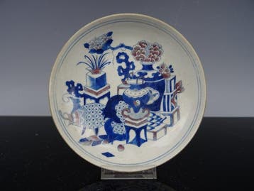 Bord - Porselein - Qing dynastie 1644-1911
