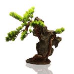 Bonsai boom op rots OS-307 - aquarium decoratie, Ophalen of Verzenden, Nieuw