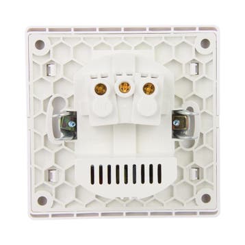 Inbouw wandcontactdoos wit met 1x USB-A & 1x USB-C, Ophalen of Verzenden, Nieuw