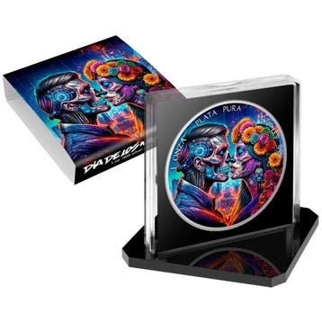 Mexico. 1 Onza 2024 Cyberpunk - Día de los Muertos 1oz .999