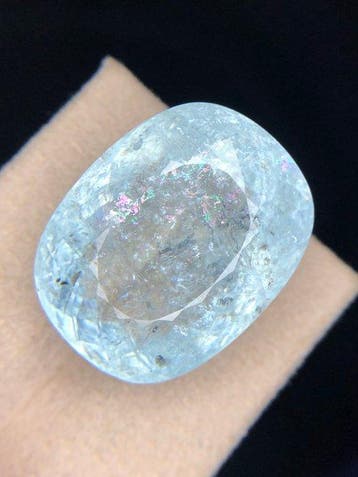 1 pcs Blauw Paraiba toermalijn - 42.77 ct - nternational, Nieuw
