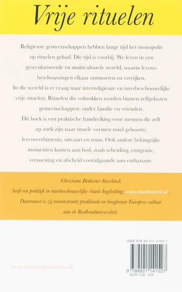 Vrije rituelen 9789021141527 Chr. Berkvens-Stevelinck, Boeken, Verzenden, Gelezen, Chr. Berkvens-Stevelinck
