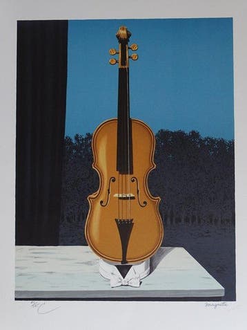 René Magritte (1898-1967) - Un peu de lâme des bandits
