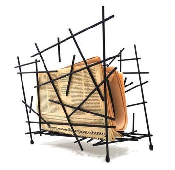 Alessi - Fratelli Campana - Tijdschriftenhouder - Ontploffen