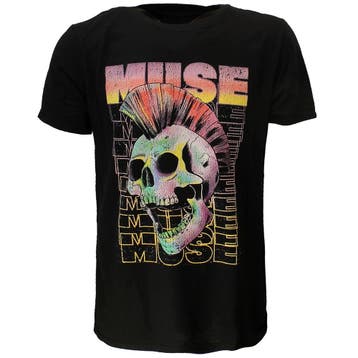 Muse Mohawk Skull T-Shirt, Verzenden, Nieuw