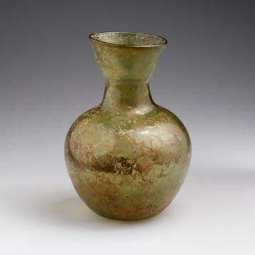 Oud-Romeins, Keizerrijk Glas fles - 139 mm