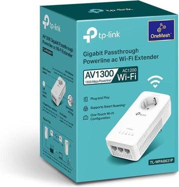 SHOMWODEL TP-Link WiFi powerline - uitbreiding TL-WPA8631P -, Computers en Software, Routers en Modems, Verzenden, Nieuw