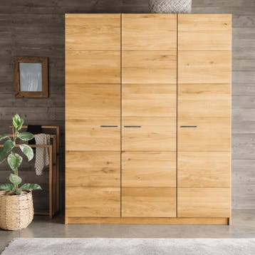 Forestales San Antonio Massief Eikenhout Kledingkast - 140cm, Nieuw