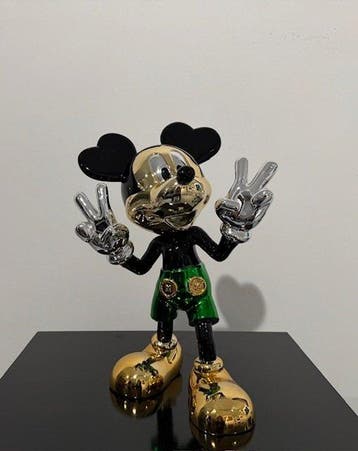Van Apple - World Love - Mickey Green, Antiek en Kunst, Kunst | Designobjecten